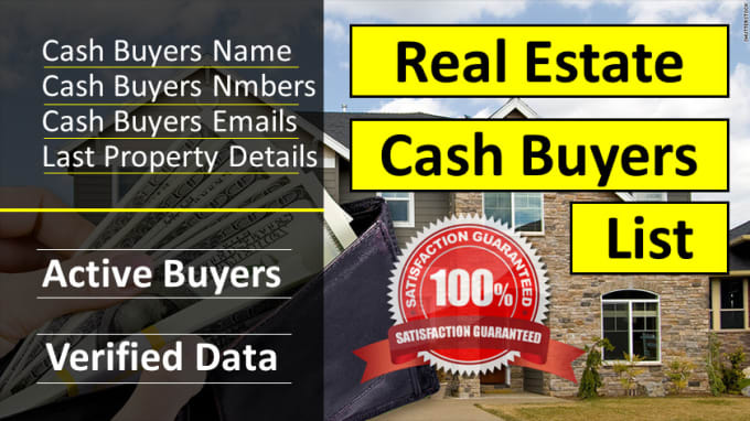 I will provide active real estate buyers for your rea...