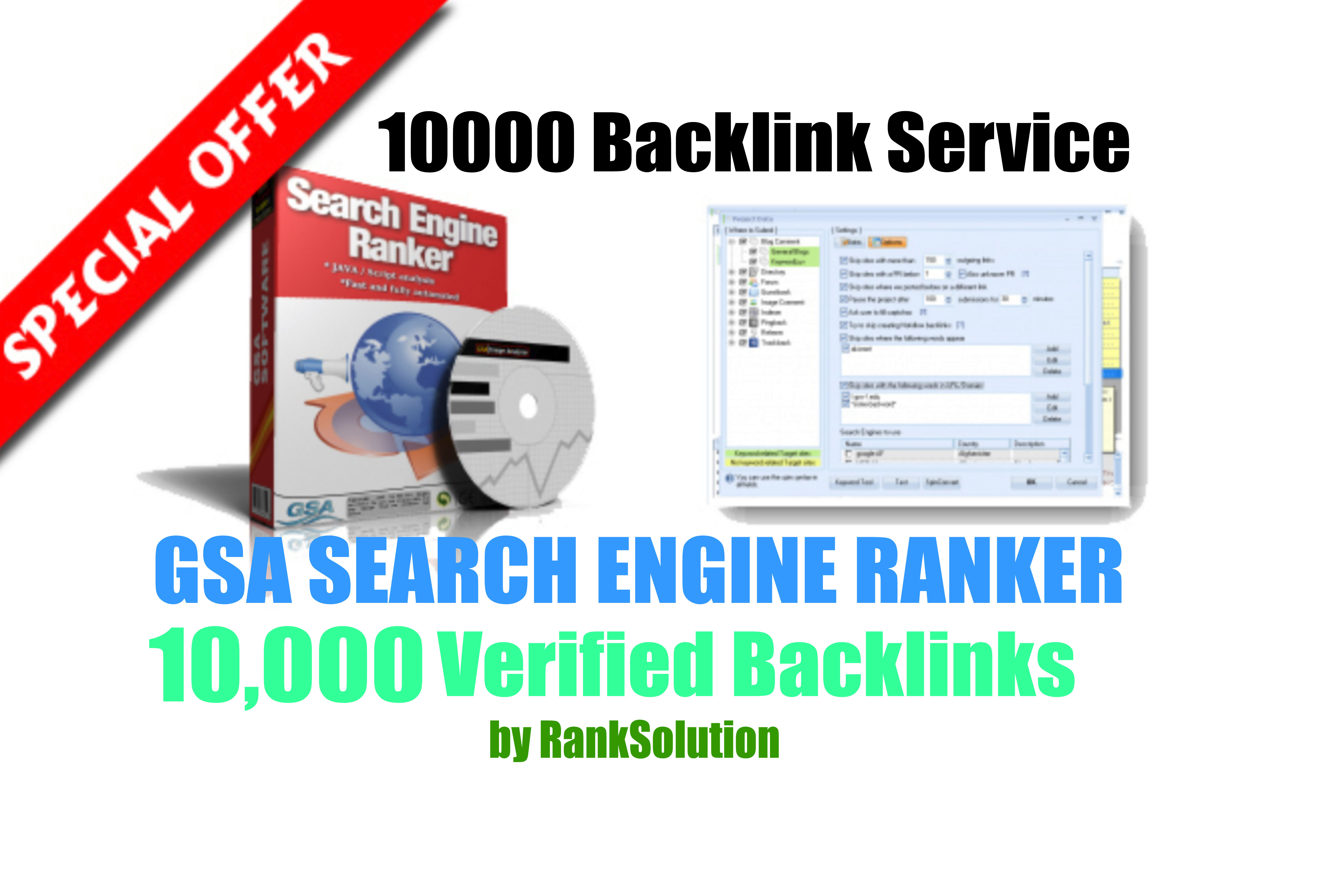 10000 GSA SER Backlinks easy Link Juice and Faster Index