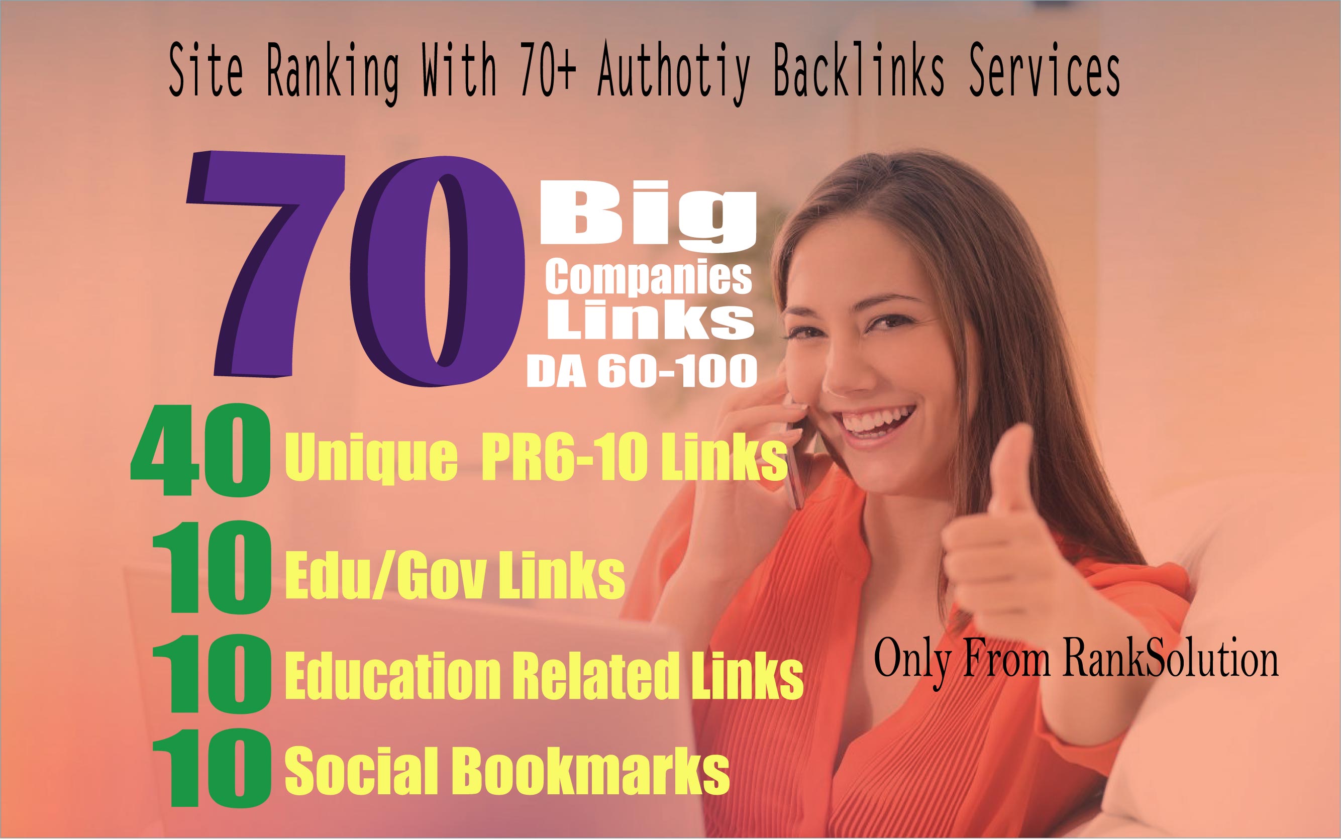 Create 70 Big Companies Links_ For your YouTube, website, Blog, social media For Rank Now