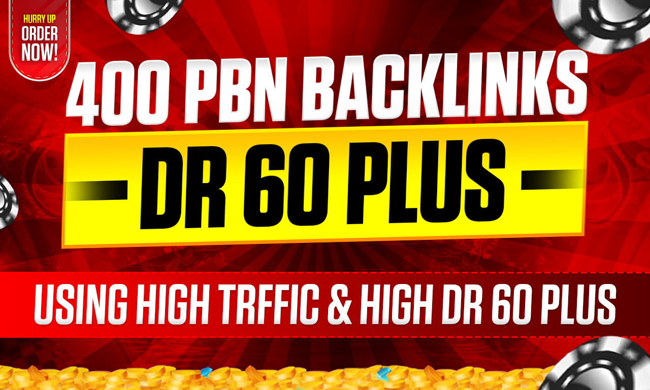 Premium Links 400 DR 60 Plus PBN Backlinks Homepage DoFollow for Poker Casino Slot