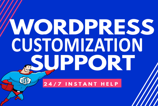 I will design wordpress website or wordpress customiz...