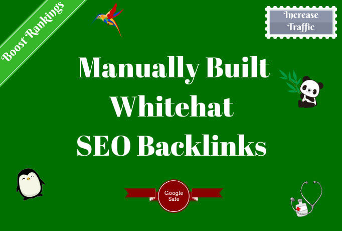 build high quality whitehat SEO backlinks manual link...