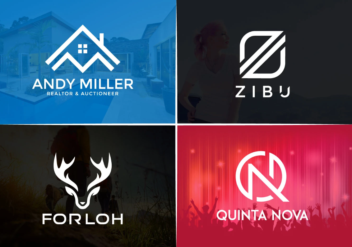 I will design modern flat minimalist business logo de...