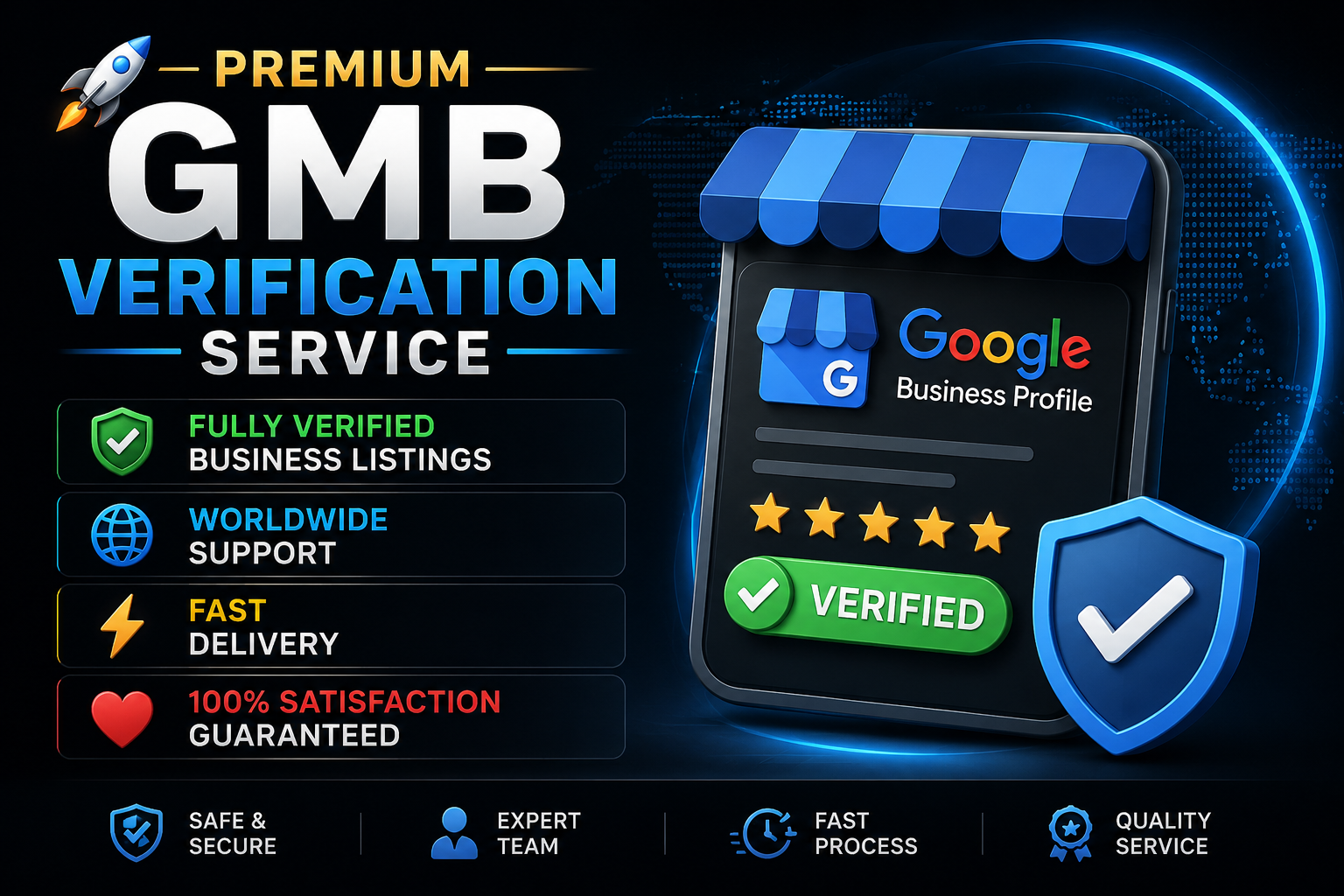 Premium GMB Verification Service Fully Verified Busin...