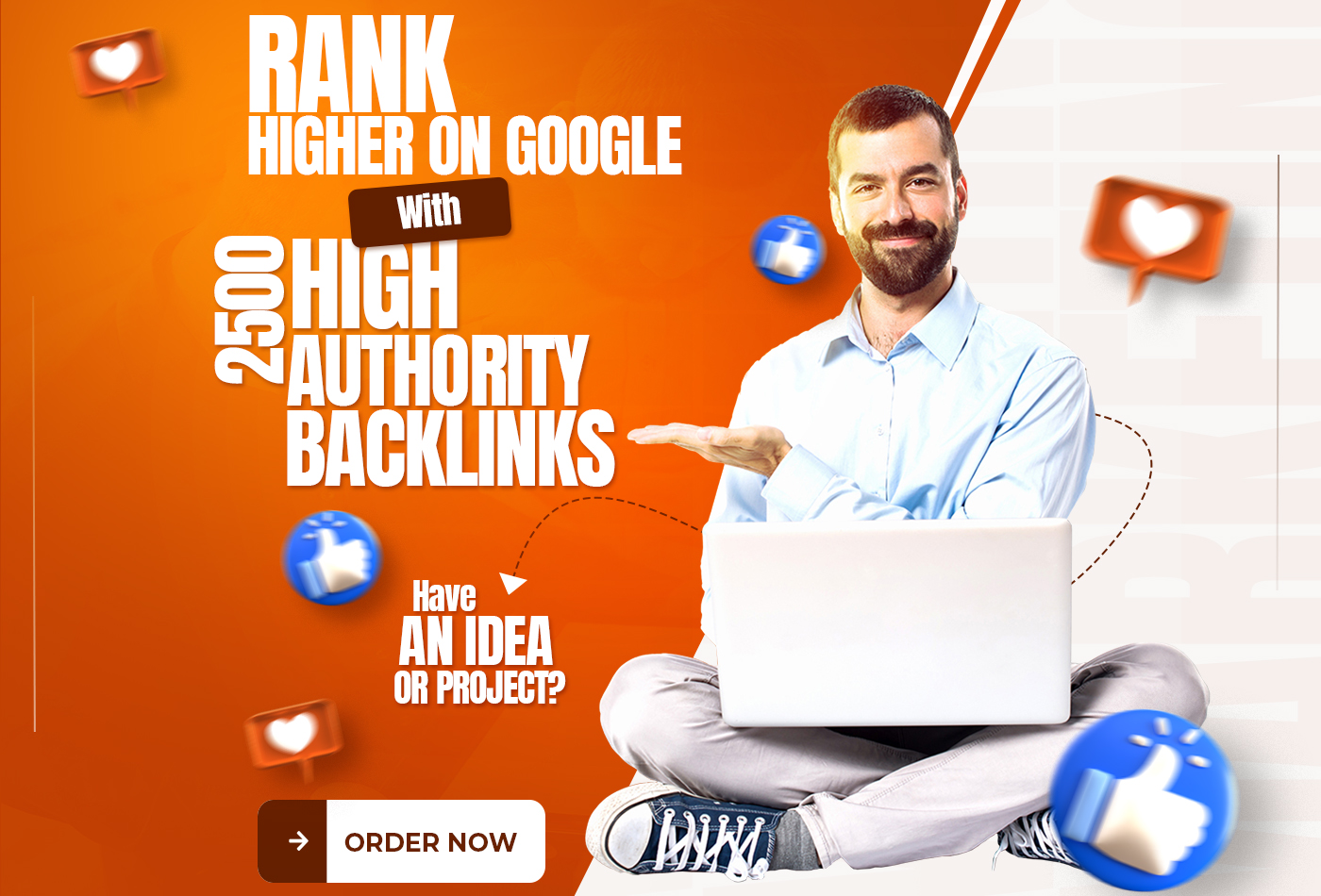 Rank Higher On Google With 2500 DA 50+ Backlinks - PBN, Guest Post, Sidebar, Blog Comments, Profile