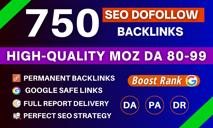 750+ High Authority Manual Moz DA 90+ SEO Dofollow Backlinks For Google Ranking Guest Post, Web 2.0 