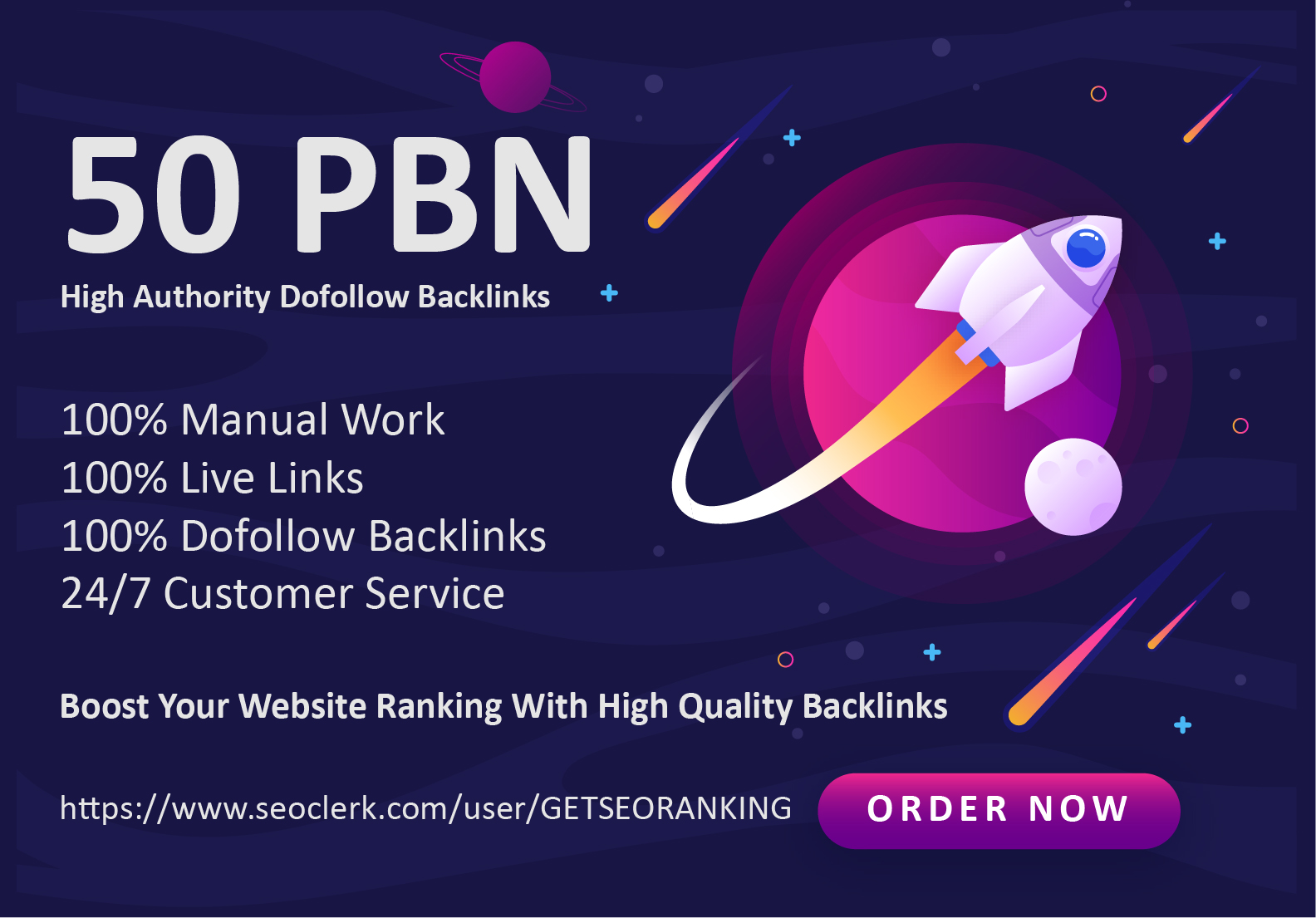⭐ High Quality DA50+ PBN backlinks To Boost your website Ranking in Google Search Results ⭐