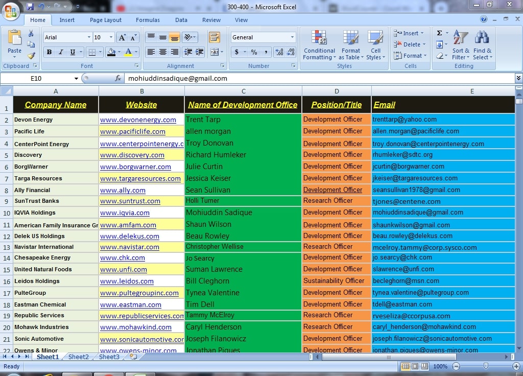 I will do lead generation and email list building