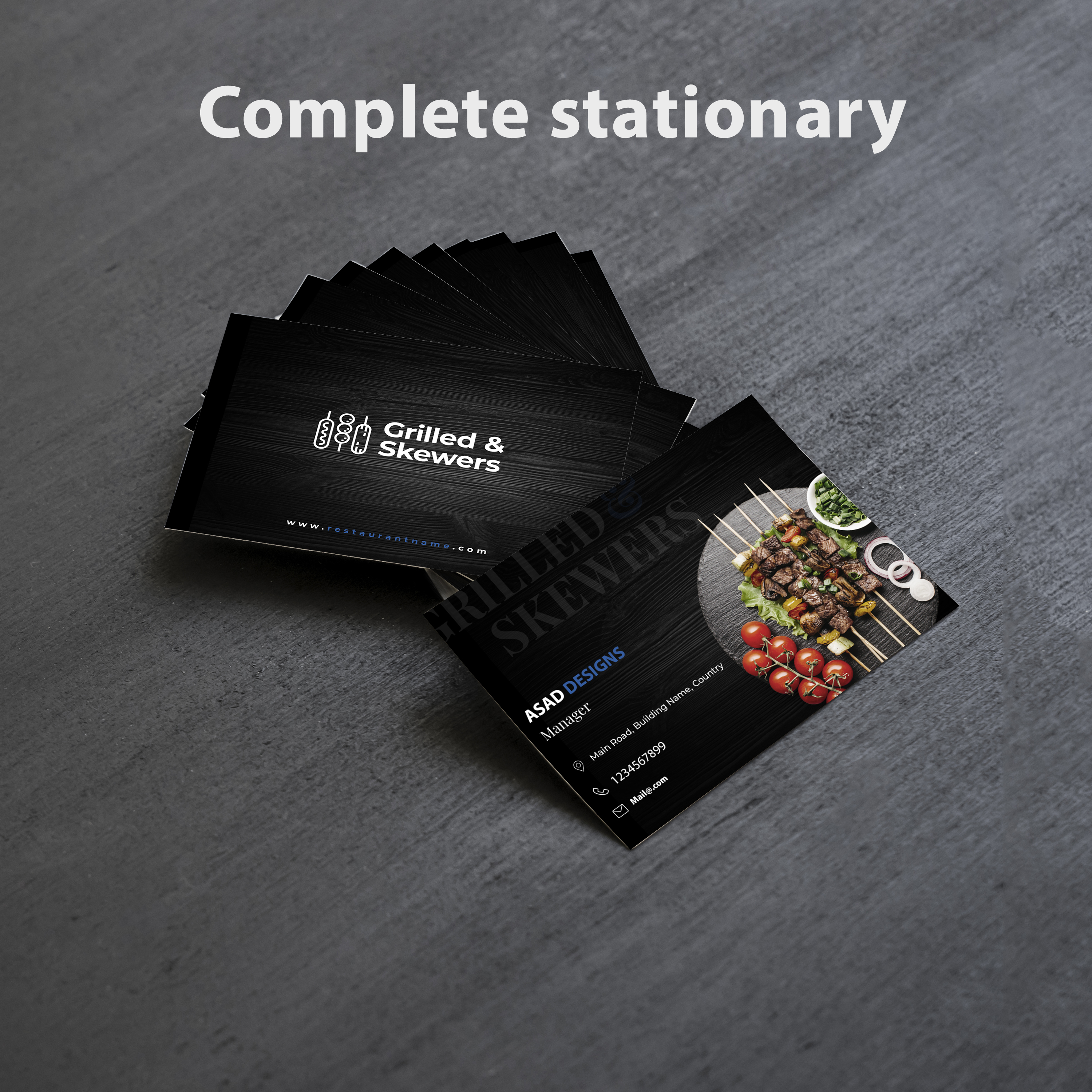 I will design modern business card, letterhead and s...