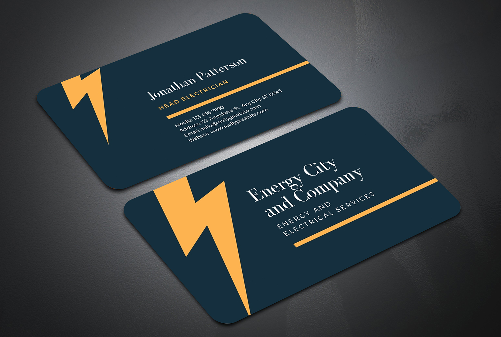 I will design a modern business card for you