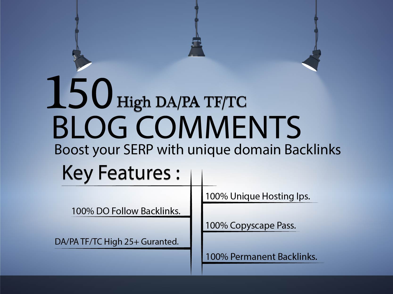 I will do 150 unique domain dofollow Blog comments backlinks