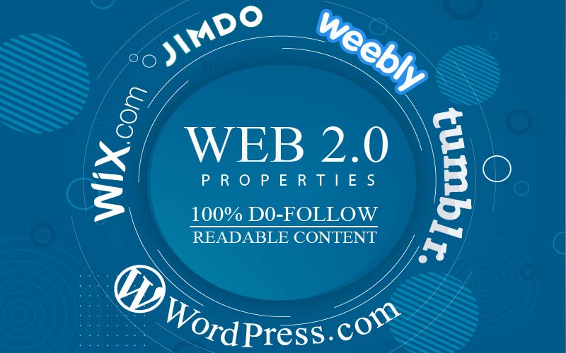 Skyrocket your website with 25 High Authority DA 90-30+ Web 2.0 backlinks.