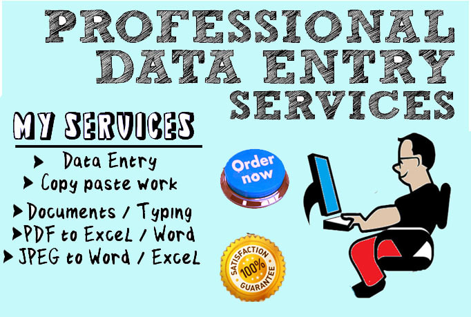 expert data entry worker for all format of data 