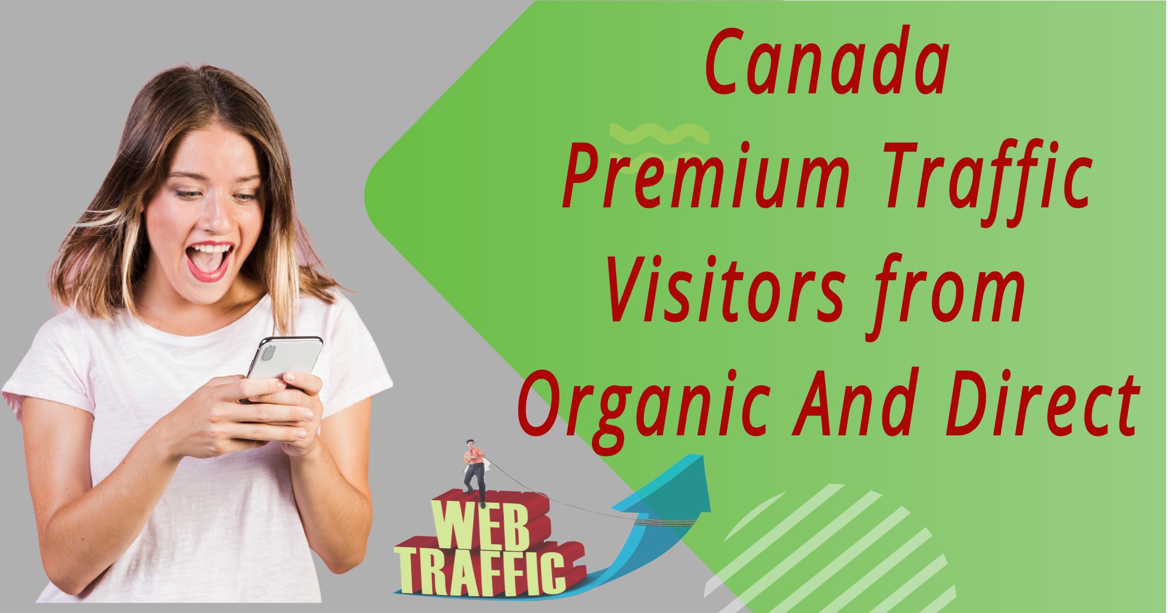 2200 Canada Premium Traffic Visitors from Organic And...