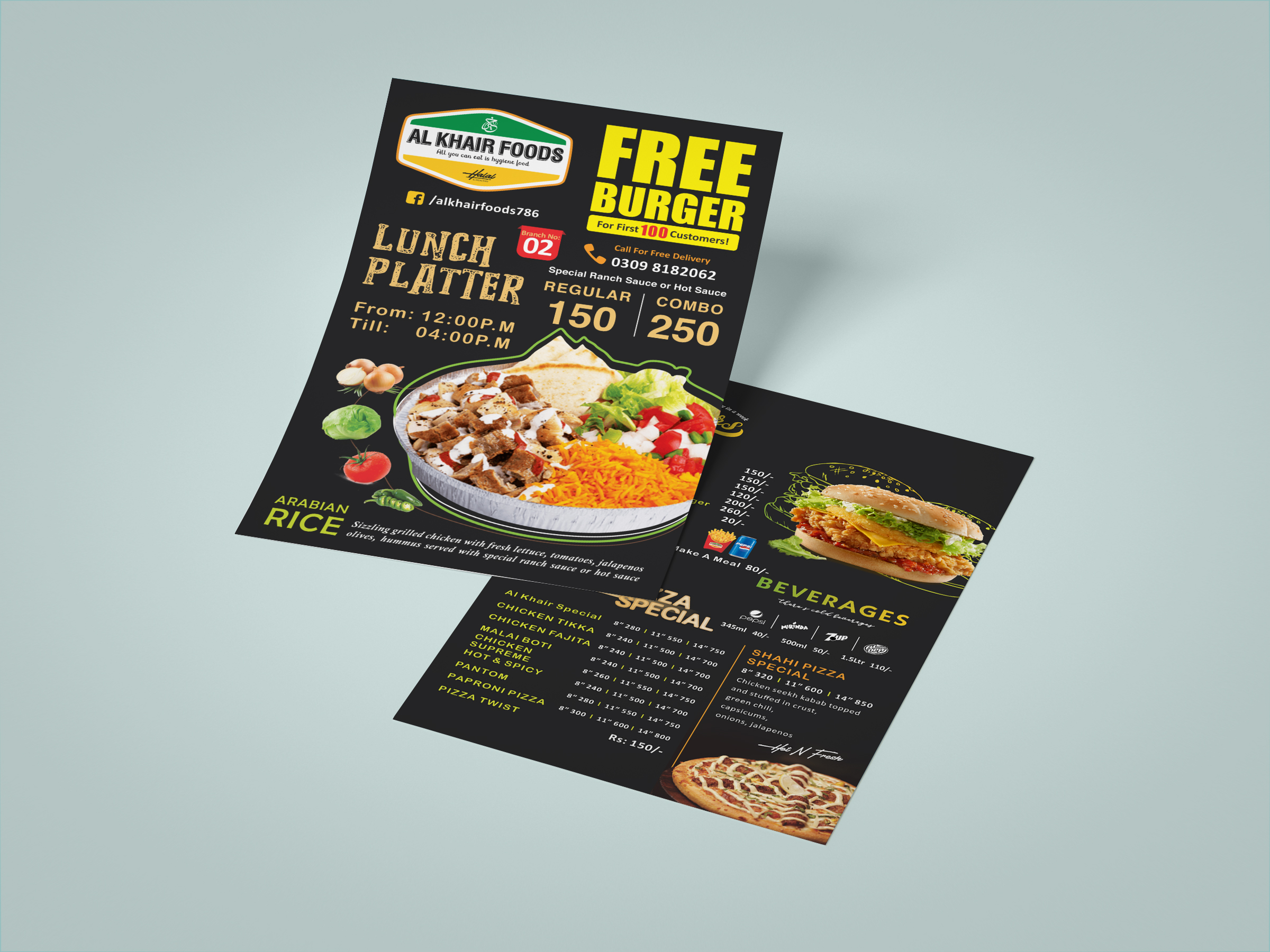 I will design professionally food, restaurant, menu, ready to print
