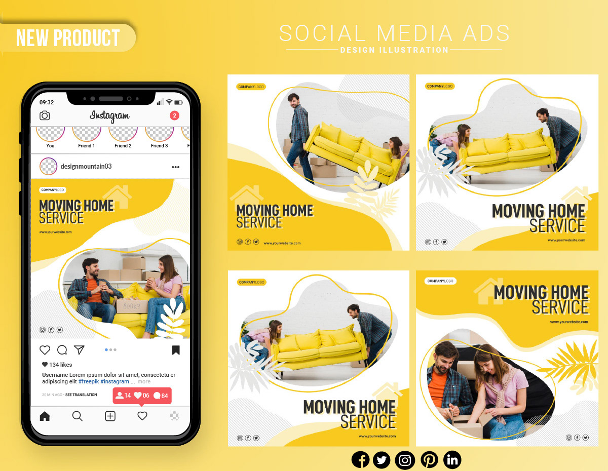 Professional Social media design