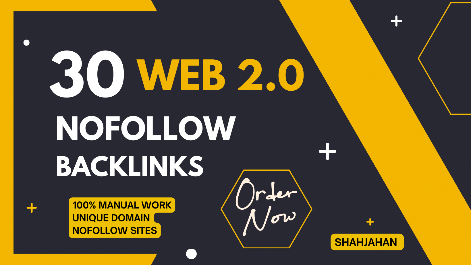 I will provide 30 Web 2.0 Nofollow High Authority Bac...