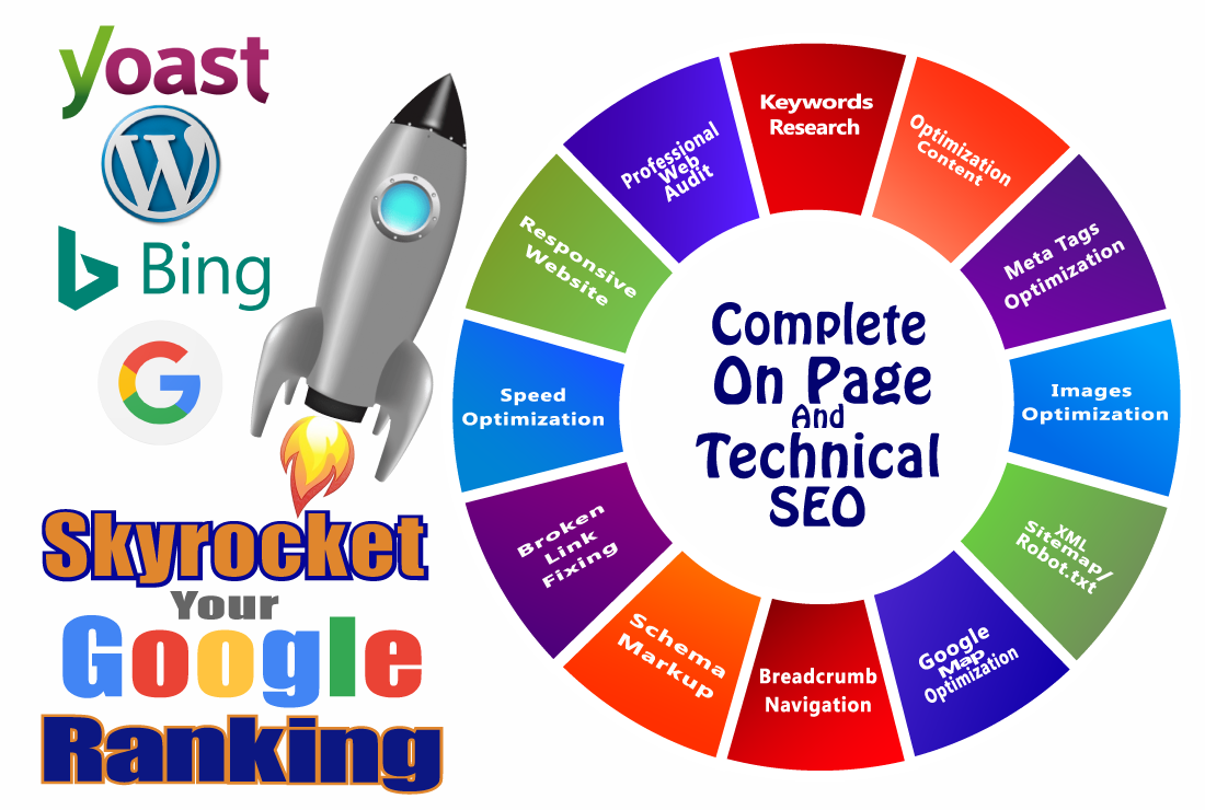 Get Complete On Page and Technical SEO service of you...