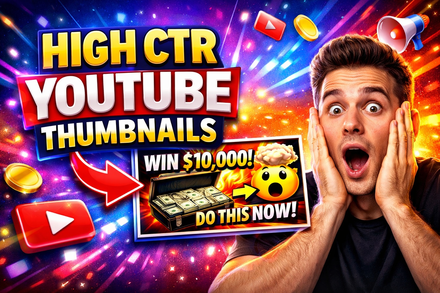I will design a high CTR thumbnail that gets more views