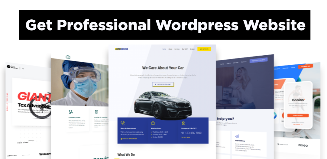 Design a professional and responsive business portfol...