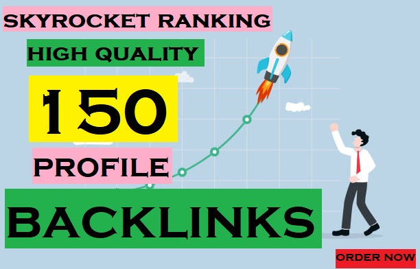 Manual 150 high quality profile backlinks with high DA30-100 SEO Link-Building