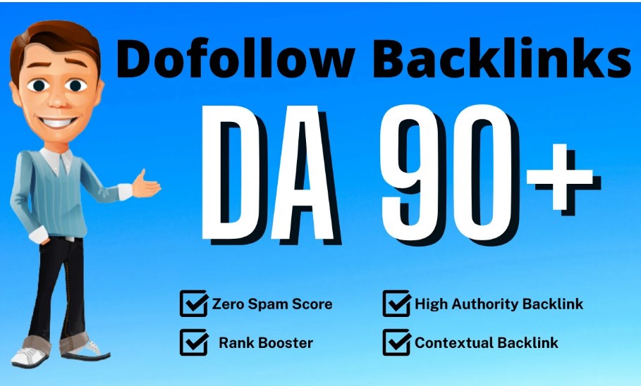 build 30 DA 90+ dofollow contextual backlinks 