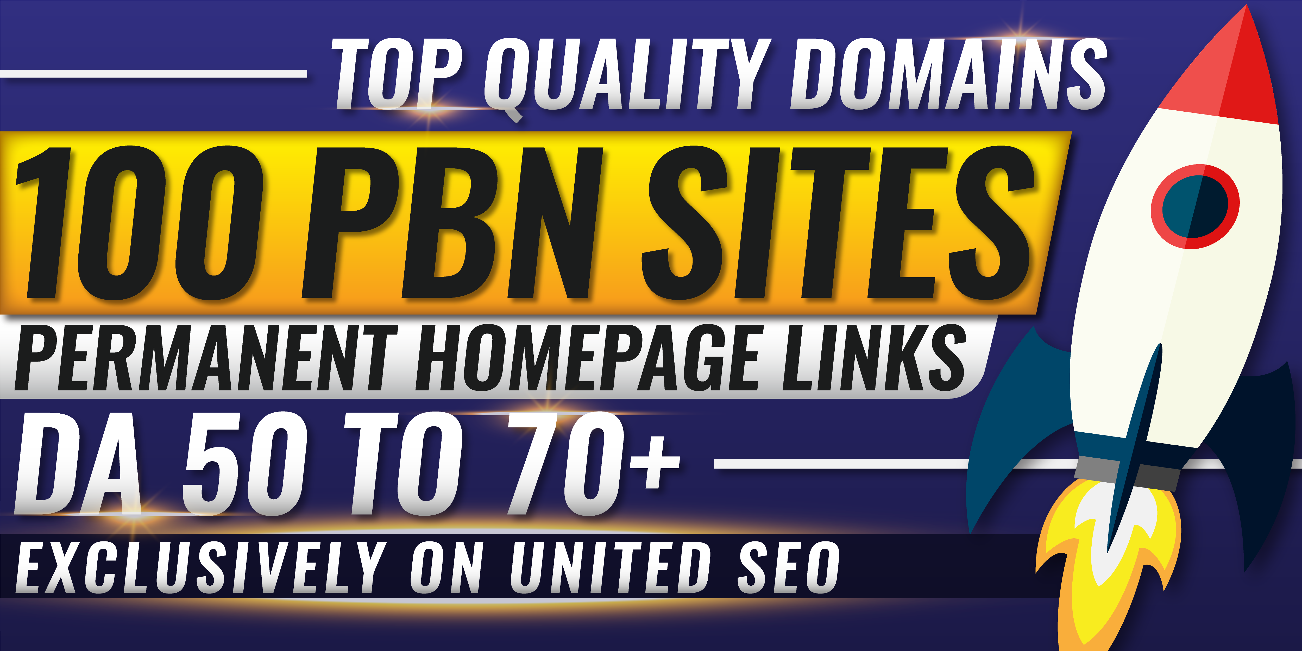 Premium Quality 100 DA 50 backlinks Homepage quality