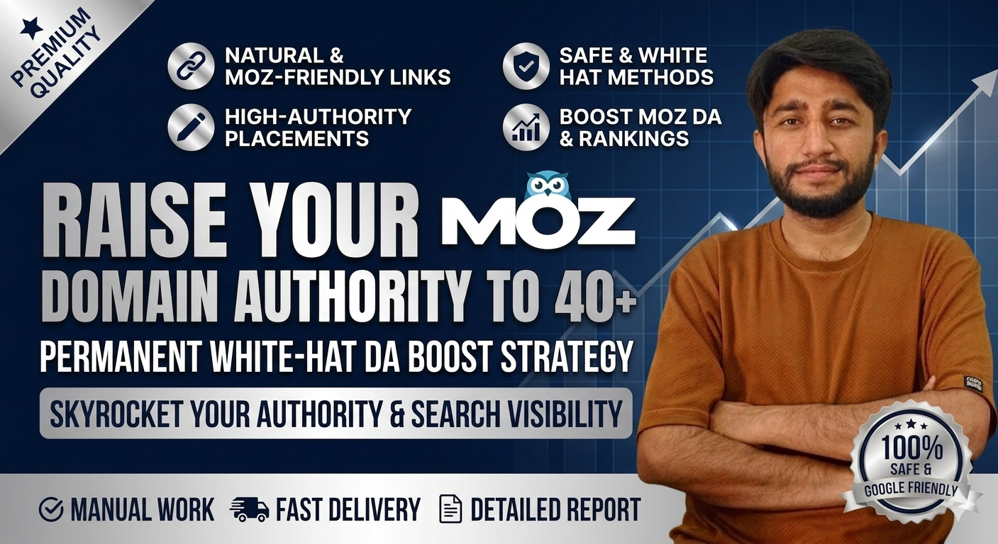 Raise Your MOZ Domain Authority to 40+ &mdash; White-Hat Permanent Link Campaign