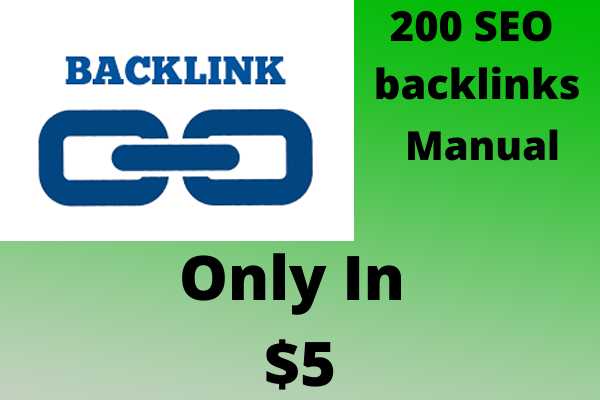 200 SEO profile backlinks white hat manual link build...