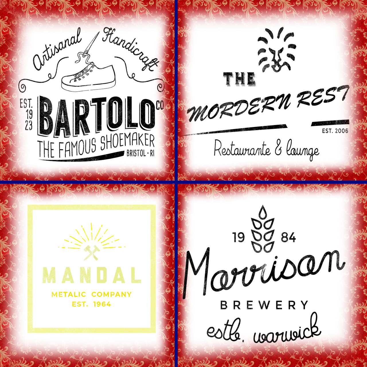 I will design stunning vintage retro logo 