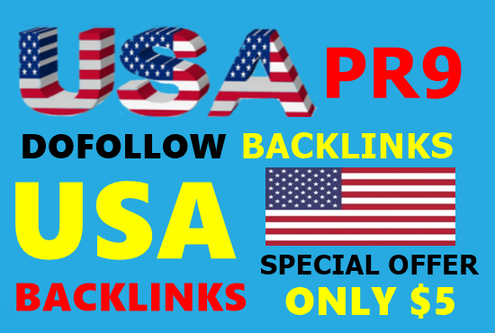 50+ USA Pr9 Web Ranking Seo Safe Dofollow USA Backlin...