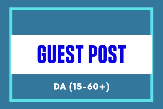 I will do high authority guest post outreach and backlinks
