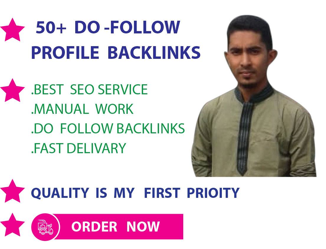 I will do social media profile, profiles SEO backlink...