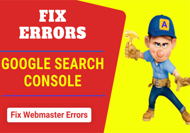 I will fix all issues of google search console webmas...