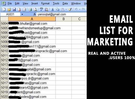 I WIll Collect Your Niche Realted 5k Email For Market...
