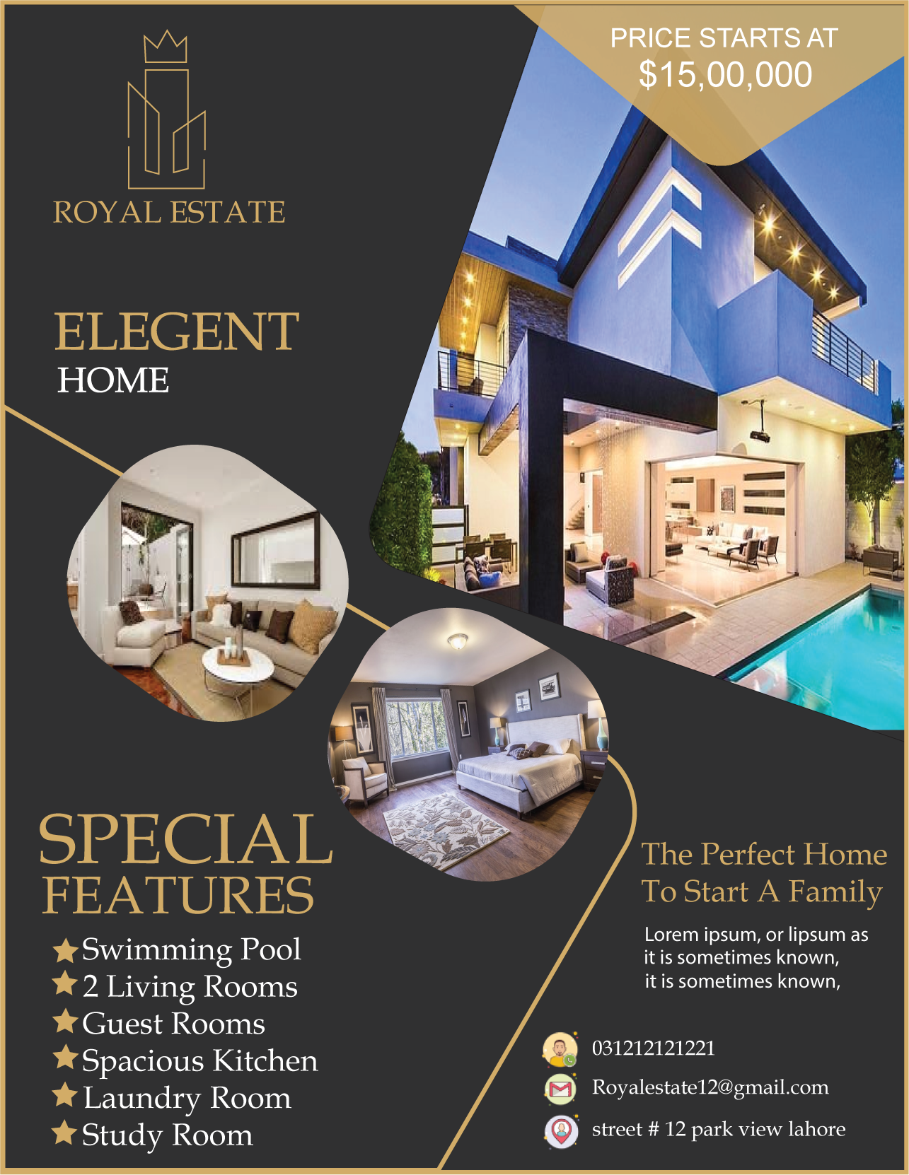 I will design professional real estate flyer, brochu...