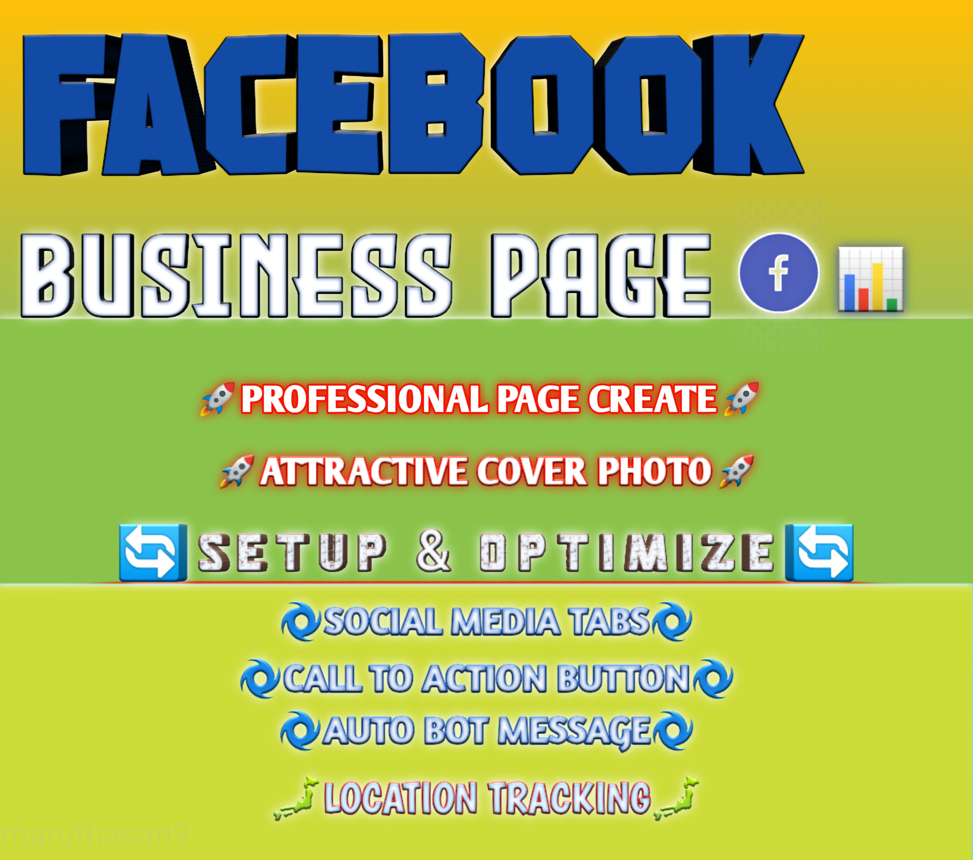 Professional facebook page create and optimize