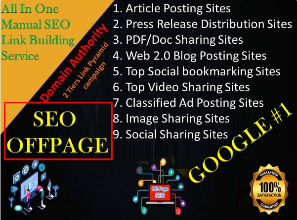 High PA DA TF CF HomePage White Hat SEO Link Building Package for Ranking on Google Search