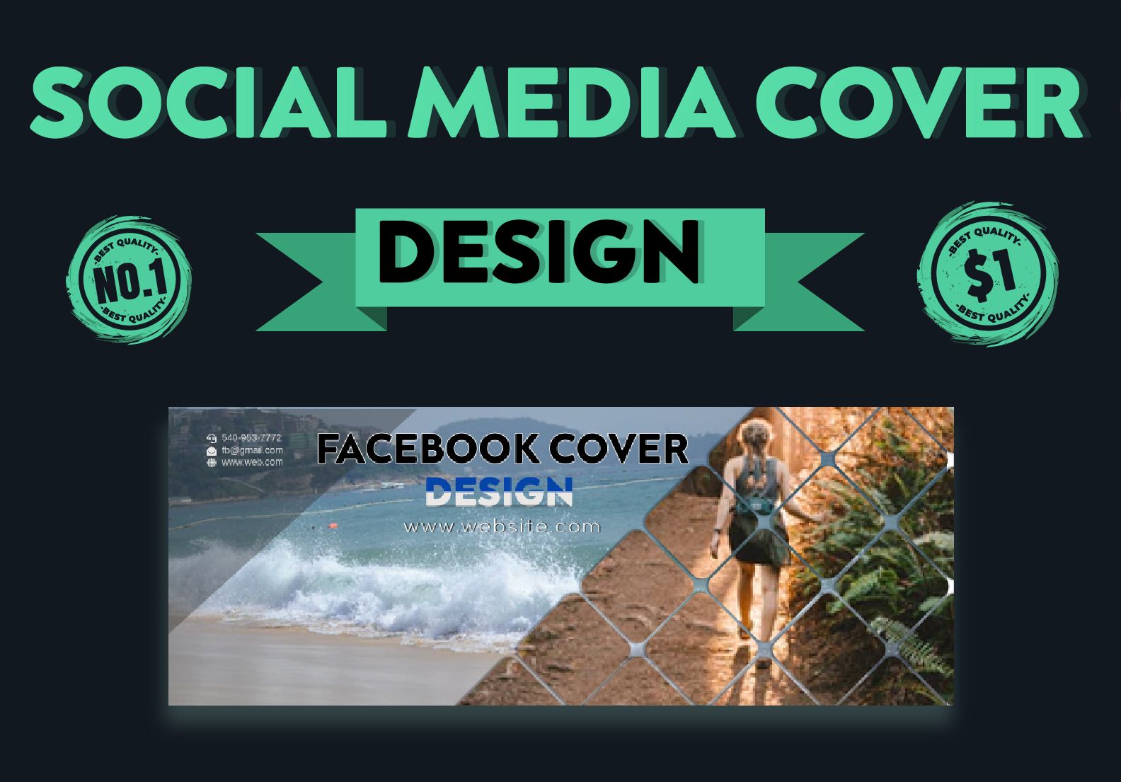 I will Design a Unique Social Media cover photo