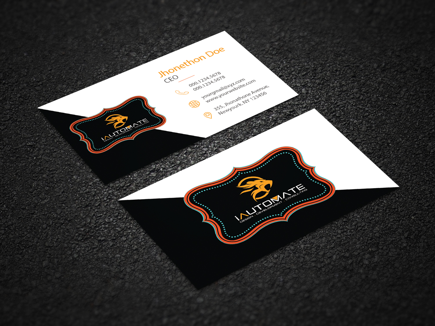 I will do professional business card design, letterhead, and stationery