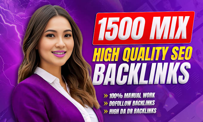 Biggest Ranking Package All In One SEO Dofollow 1500 Backlinks