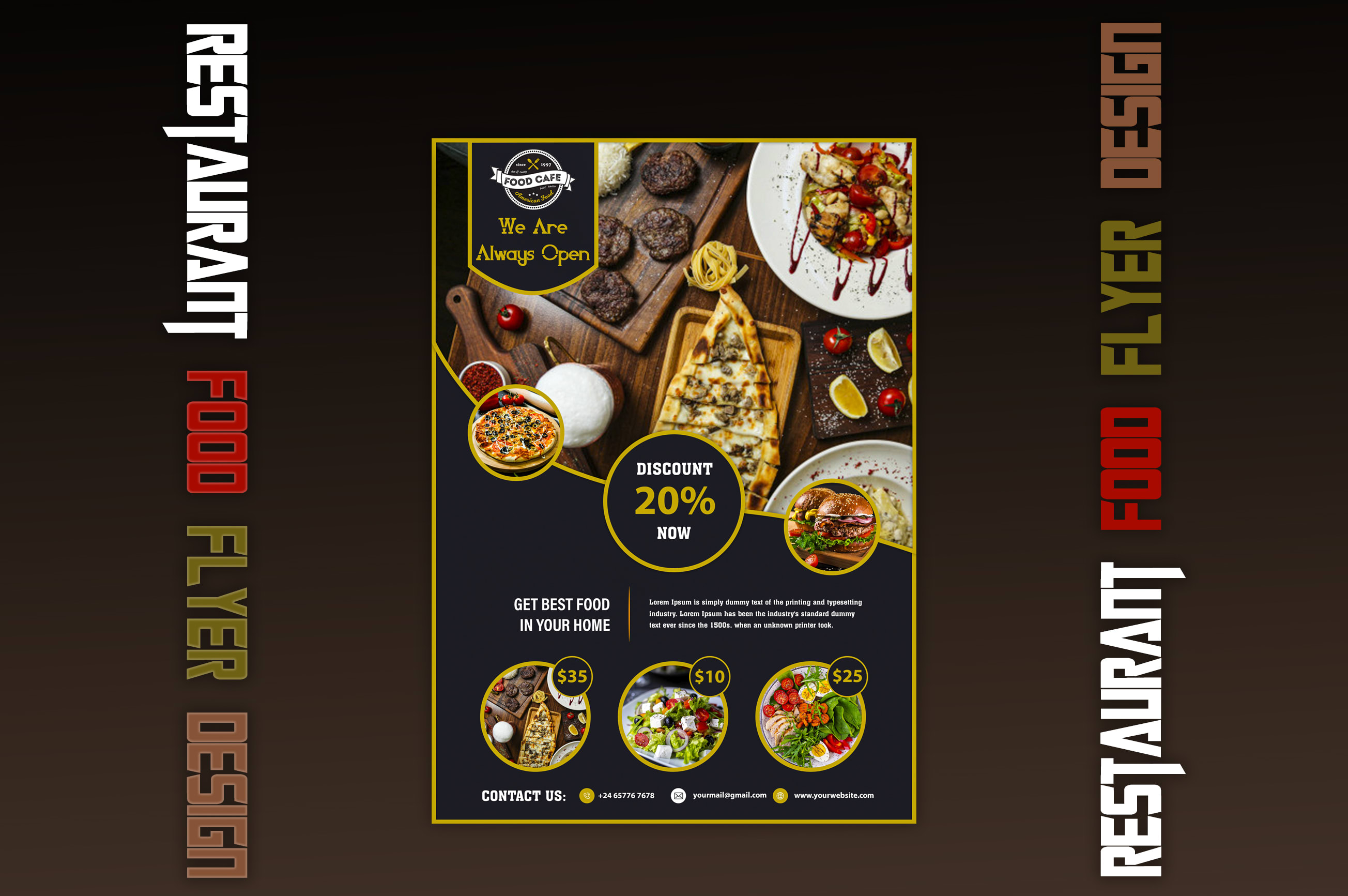 I will design your digital advert, business flyer or magazine ad.