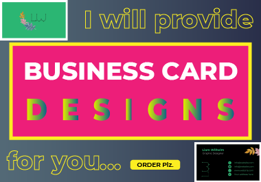 I will provide professional business card design serv...