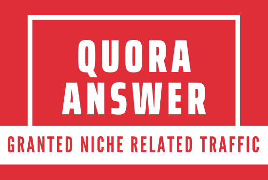 I will answer 30 Quora question with image & clickable link