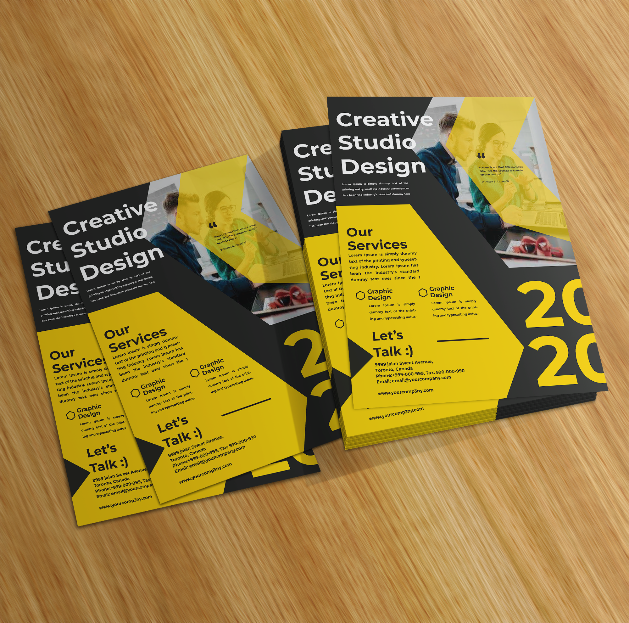 I will amazing design your urgent flyer or poster wit...