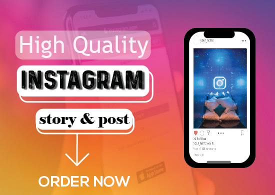 I will make instagram post design