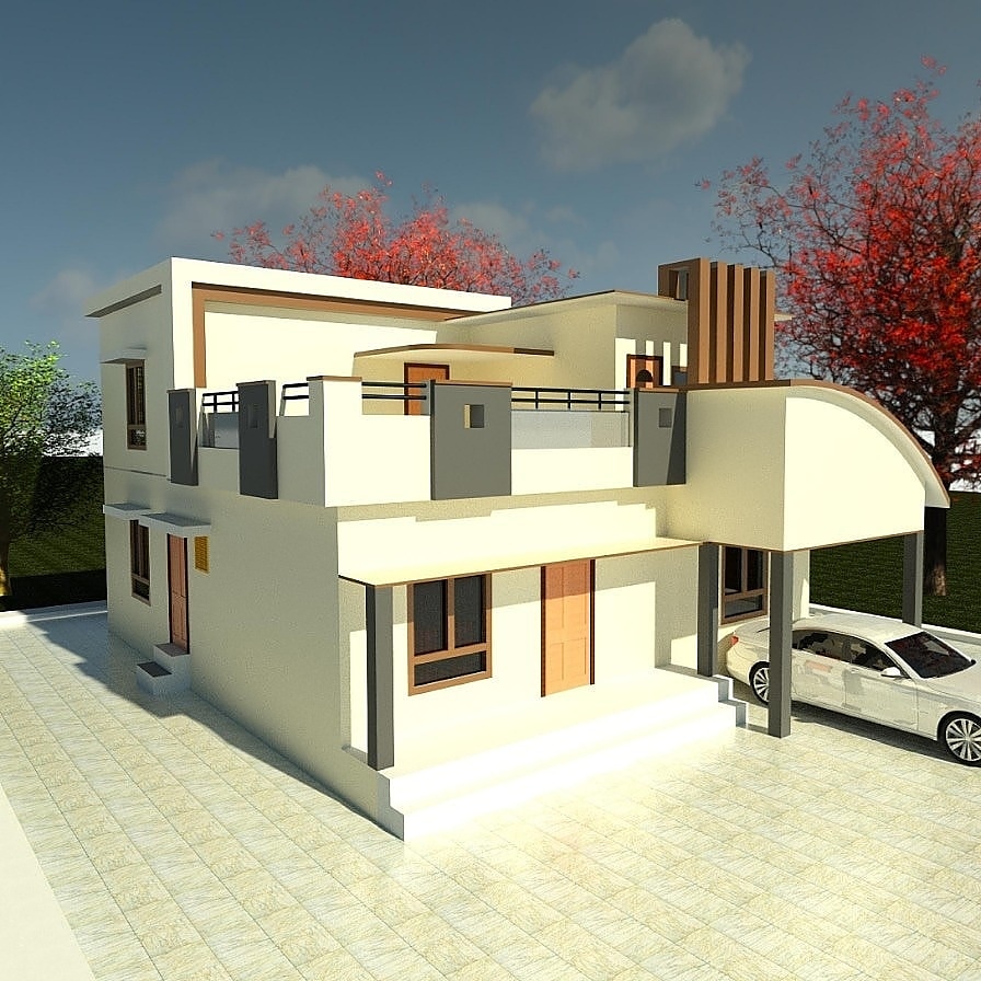 I will make 2d floor plan and 3d exterior architecture rendering in revit