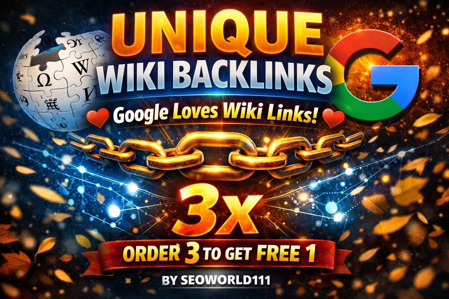 Unique 100 Wiki Backlinks - Google Loves Wiki Links -...