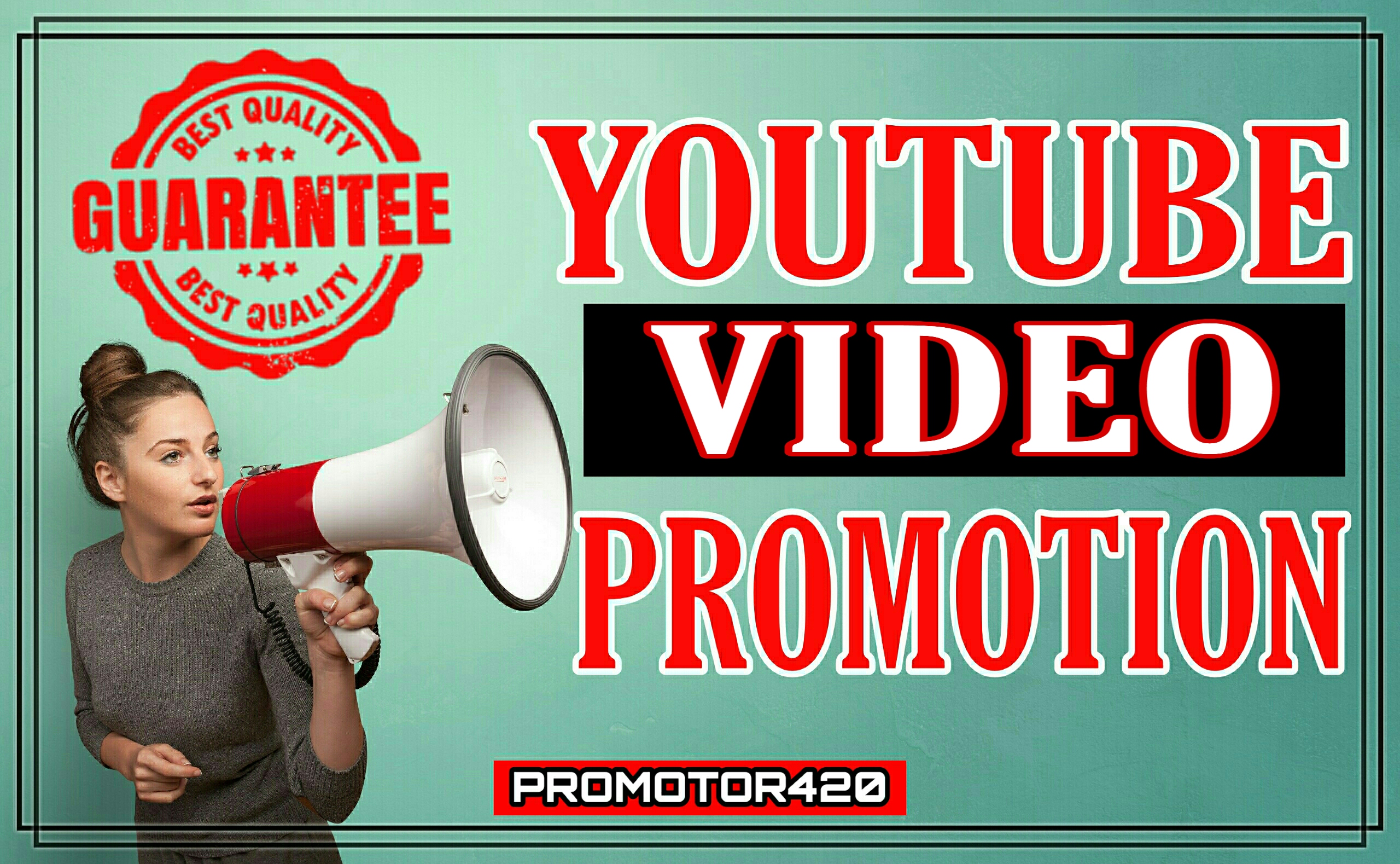 High quality youtube video promotions package 