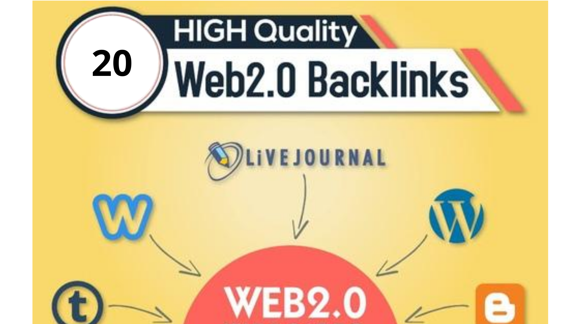 I will do 60 high authority white hat web 2 0 backlinks